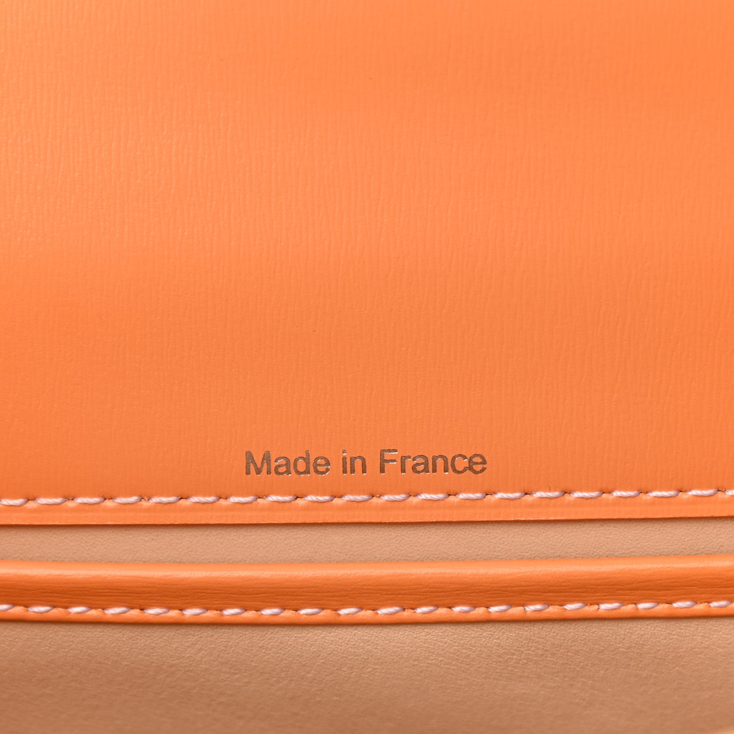 Box Calfskin Mini Brillant Satchel Abricot