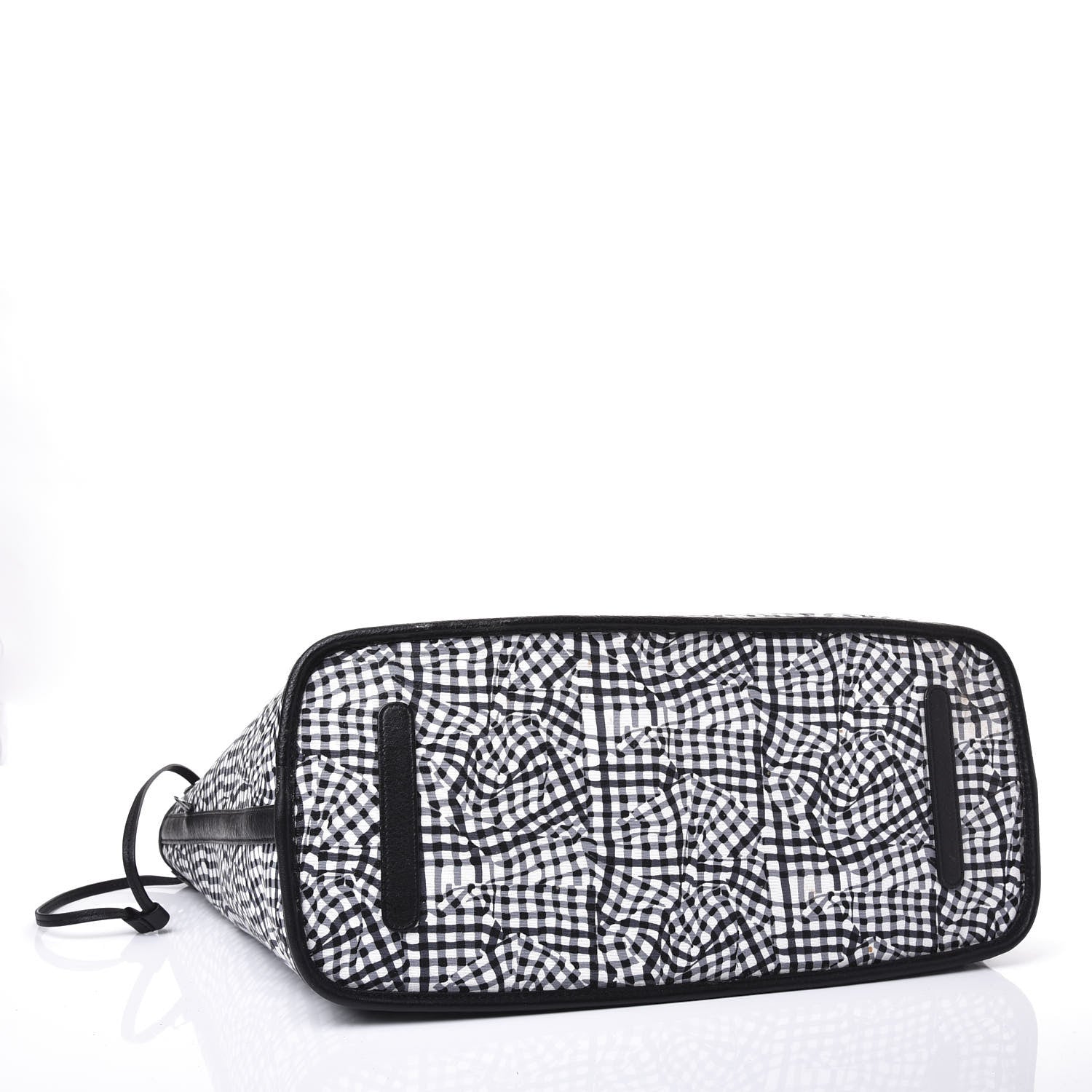 MCM Visetos Large Liz Reversible Shopper Tote Black 10 of 19