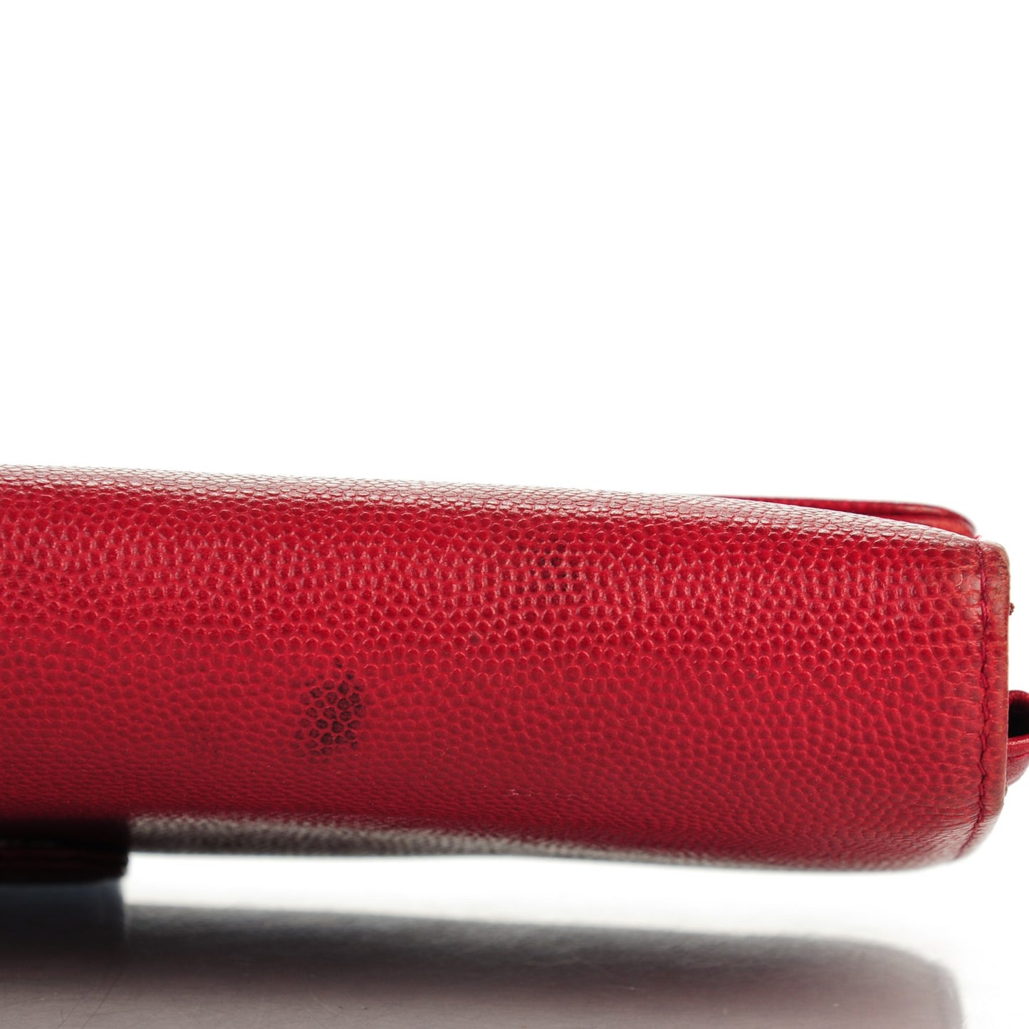 Caviar Brilliant Sevruga Long Flap Wallet Red