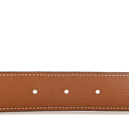Hermes Box Togo 32mm H Belt 75 30 Black Gold 4 of 6