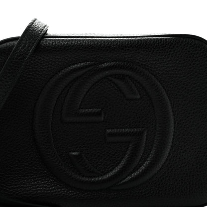 Gucci Pebbled Calfskin Small Soho Disco Bag Black 8 of 10