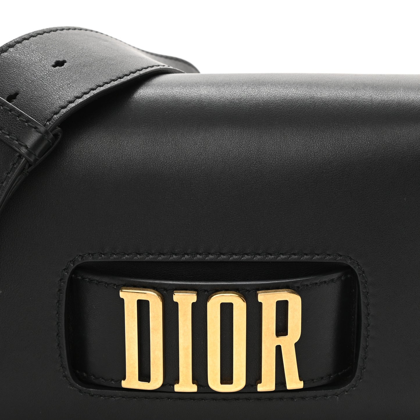 Smooth Calfskin Dio(r)evolution Flap Bag Black