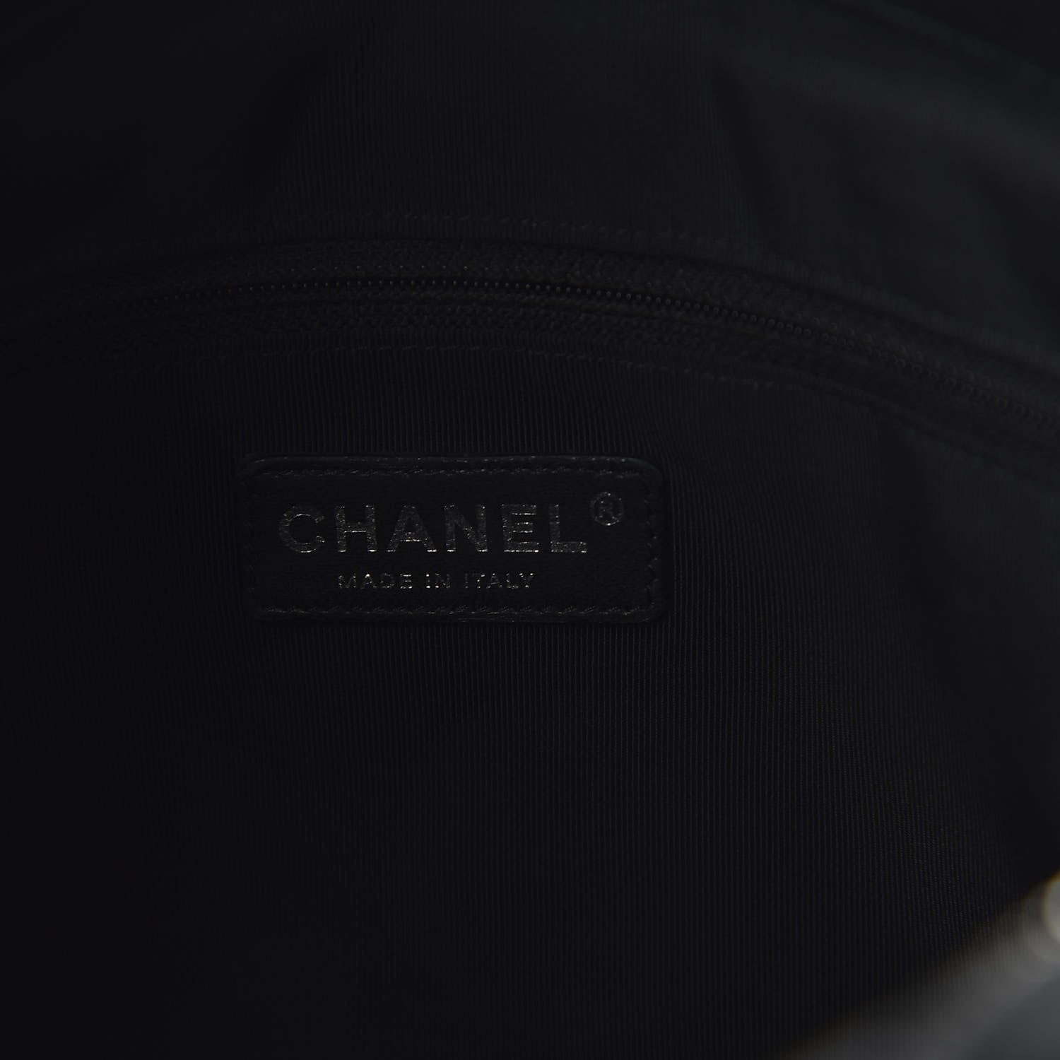 Chanel Lambskin Quilted Medium New Bubble North South Tote Black 8 of 10
