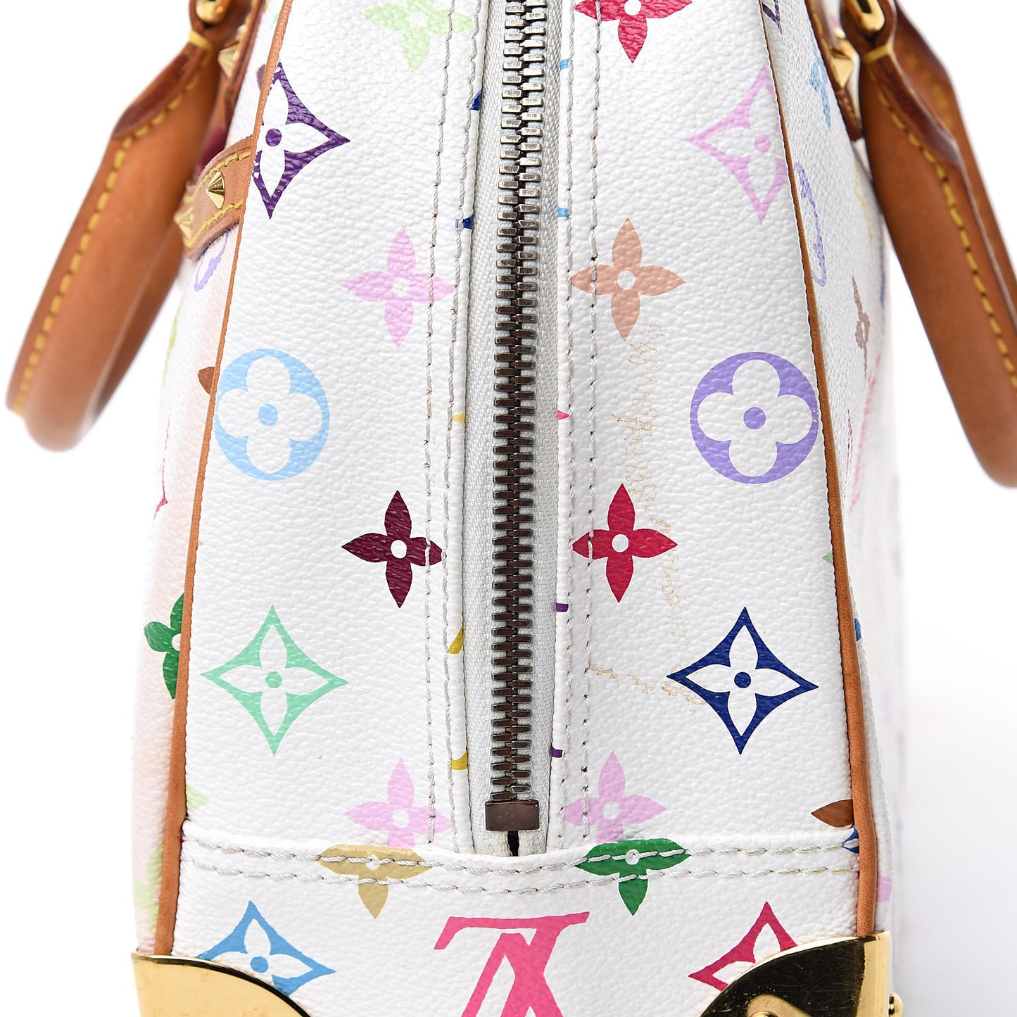 Monogram Multicolor Trouville White