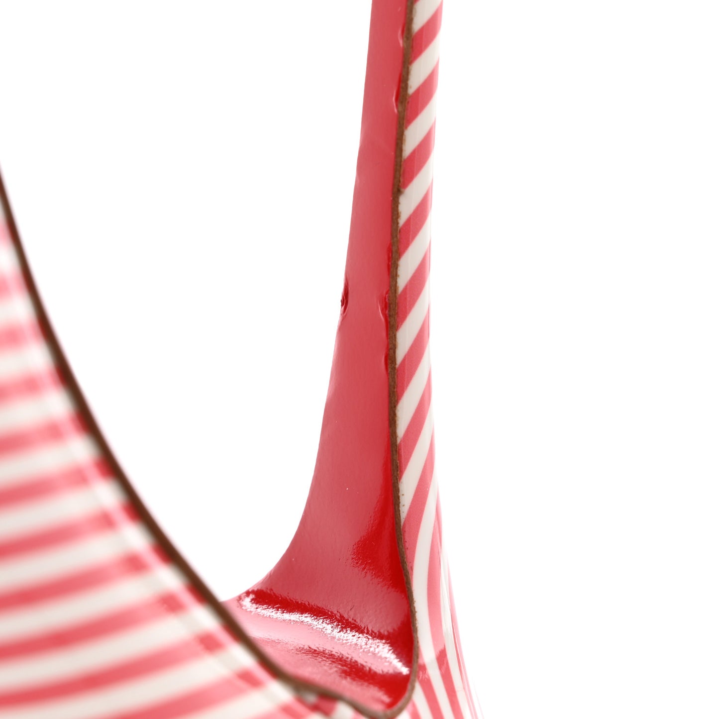 Patent Pigalle Follies Stripes 100 Pumps 39 Smoothie White