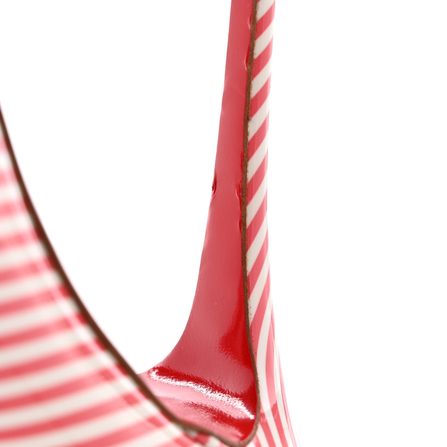 Christian Louboutin Patent Pigalle Follies Stripes 100 Pumps 39 Smoothie White 12 of 13