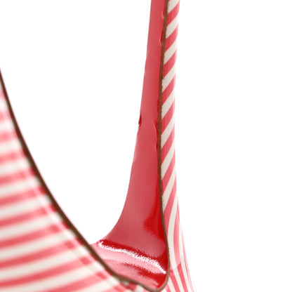 Christian Louboutin Patent Pigalle Follies Stripes 100 Pumps 39 Smoothie White 12 of 13