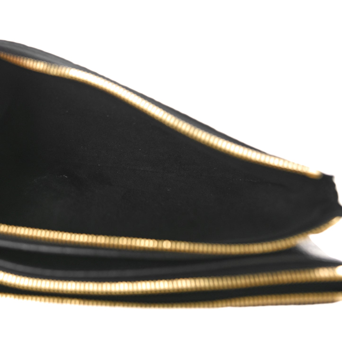 Empreinte Double Zip Pochette Black