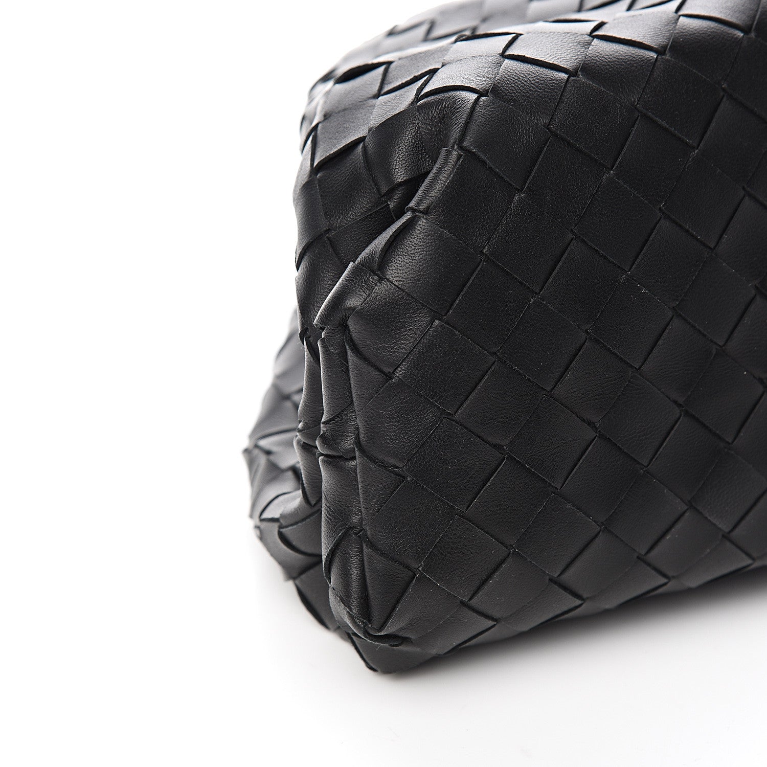 Bottega Veneta Nappa Maxi Intreccio The Pouch Oversized Clutch Black 7 of 8