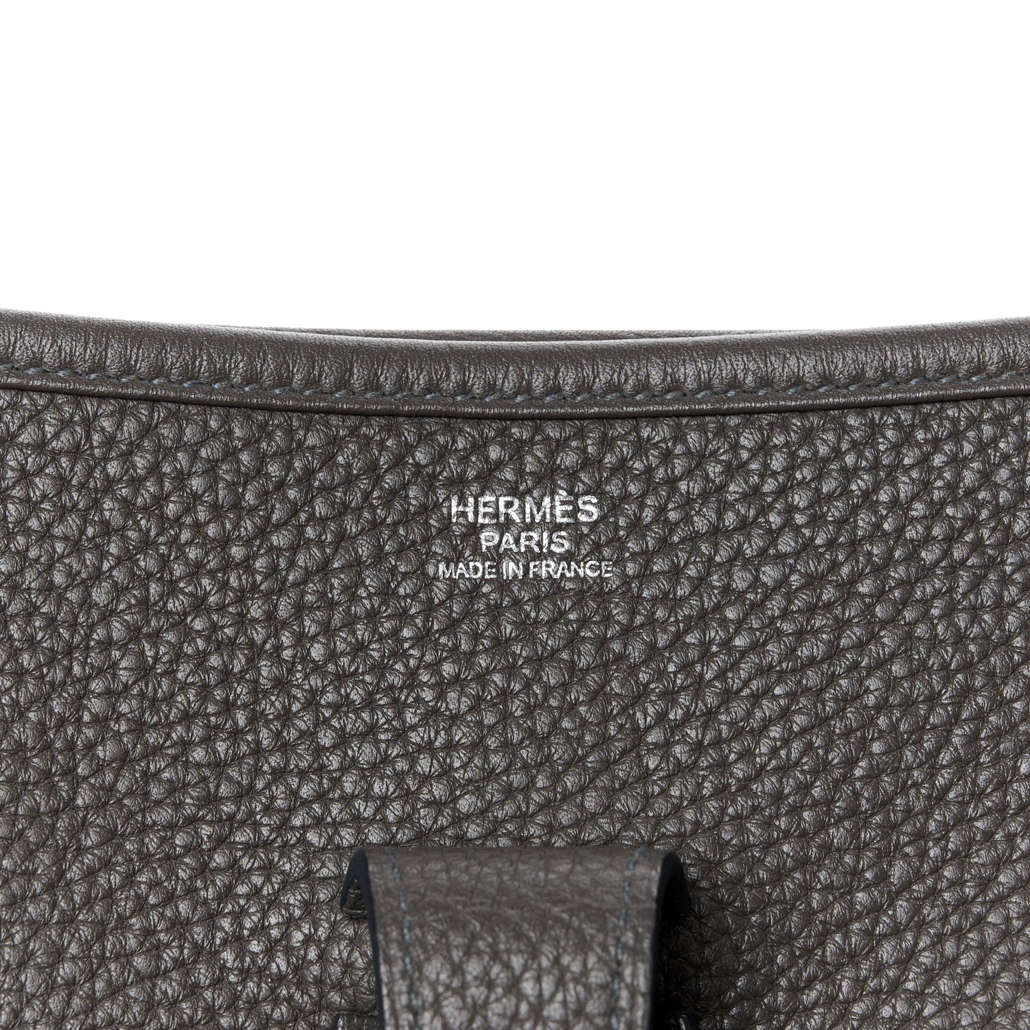 Hermes Taurillon Clemence Evelyne III GM Etain 6 of 11
