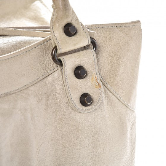 Balenciaga Agneau Classic Hardware Brief Natural 8 of 11