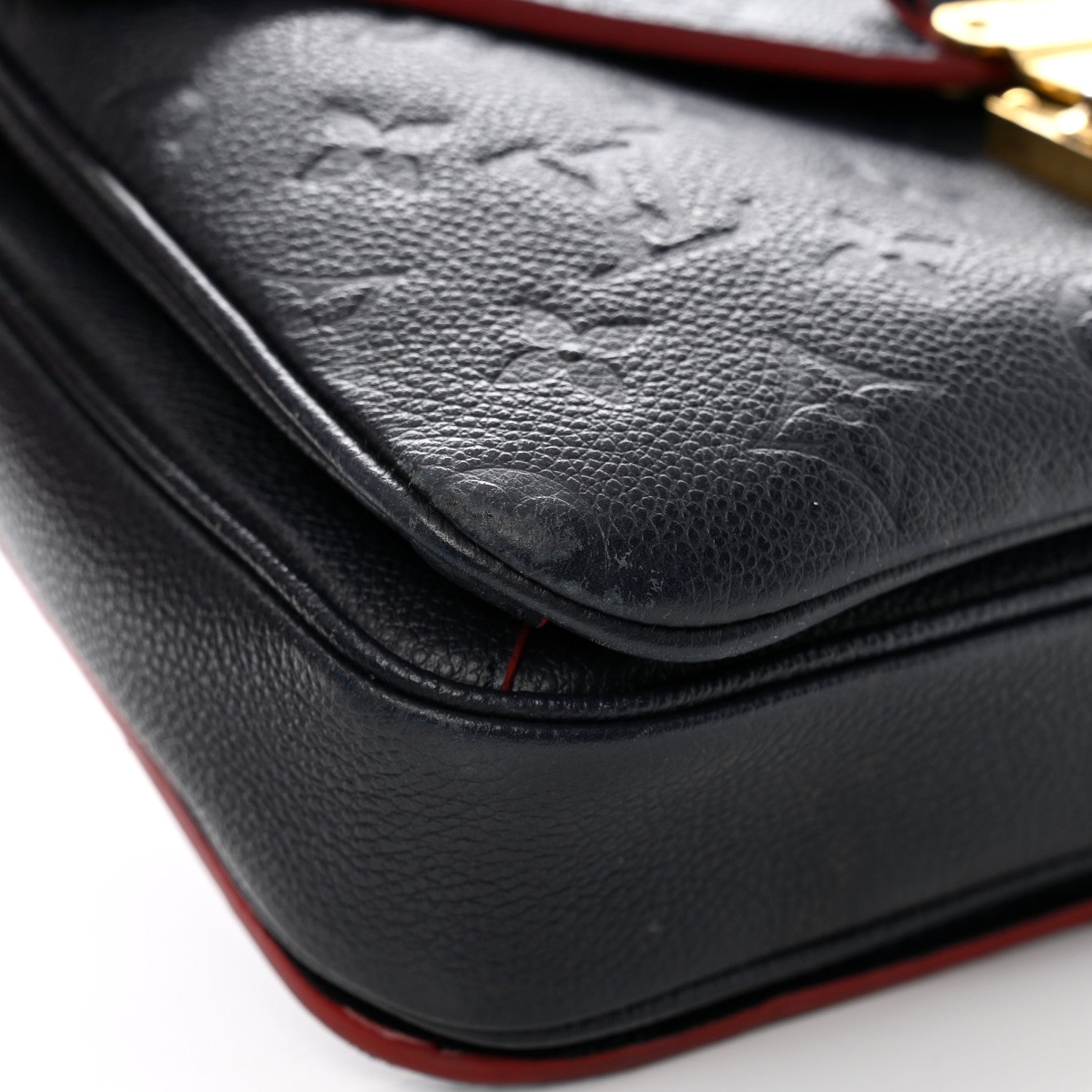 Louis Vuitton Empreinte Pochette Metis Marine Rouge 9 of 11