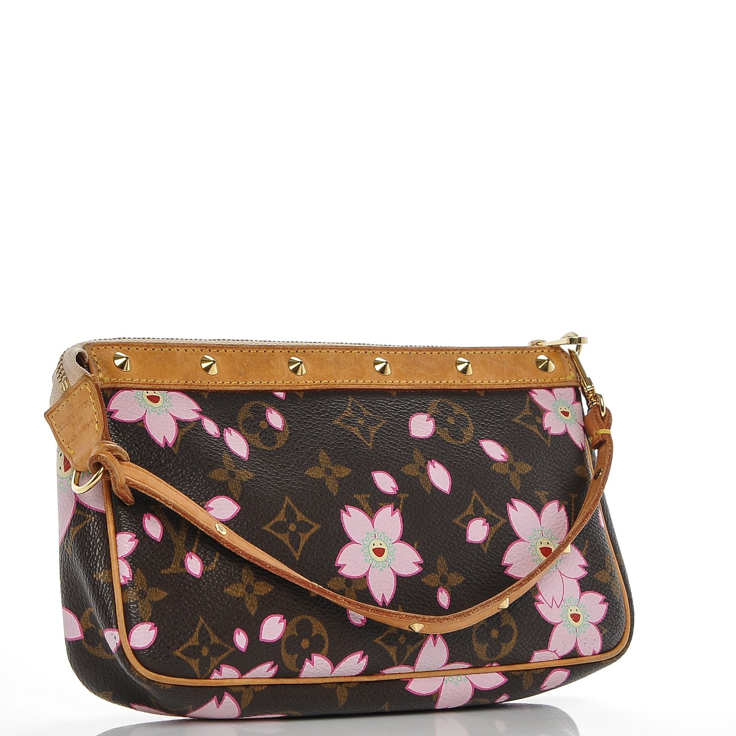Louis Vuitton Monogram Cherry Blossom Pochette Accessories Brown 3 of 6