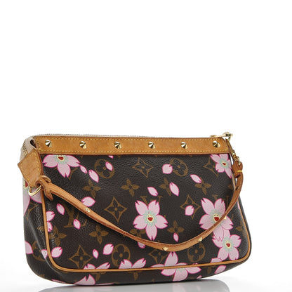 Louis Vuitton Monogram Cherry Blossom Pochette Accessories Brown 3 of 6