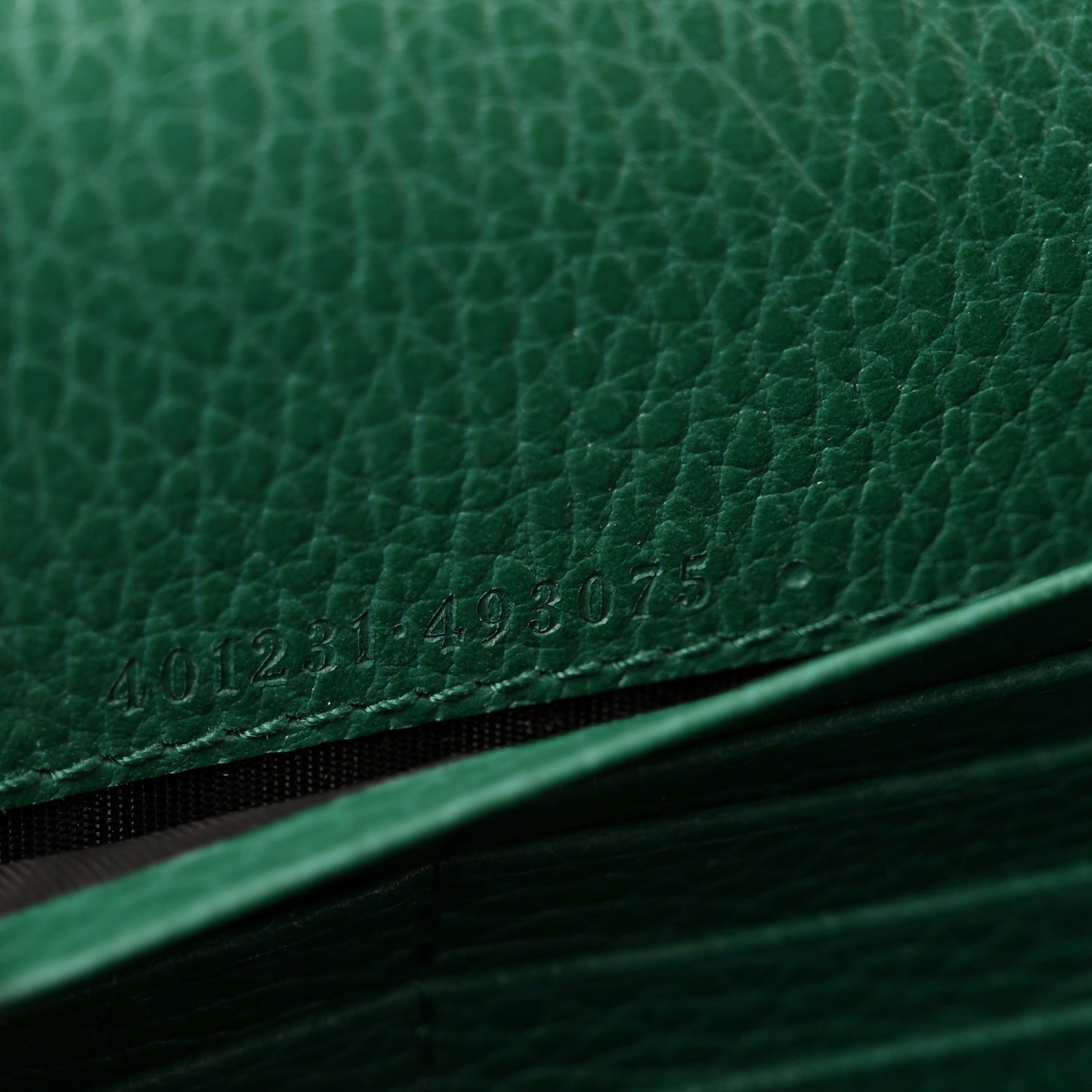 Calfskin Mini Dionysus Chain Wallet Emerald