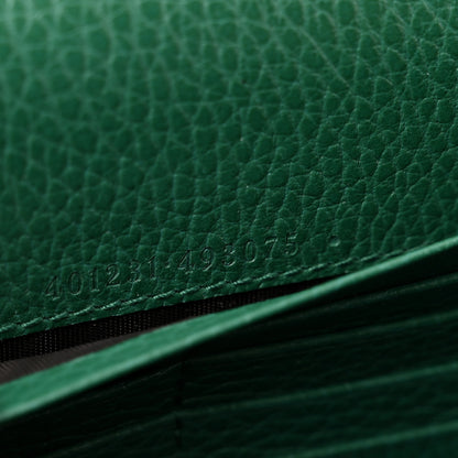 Gucci Calfskin Mini Dionysus Chain Wallet Emerald 7 of 9