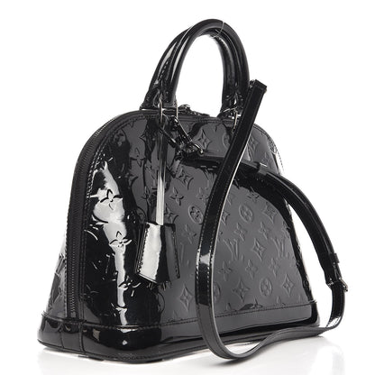 Louis Vuitton Vernis Alma PM Noir Magnetique 3 of 8