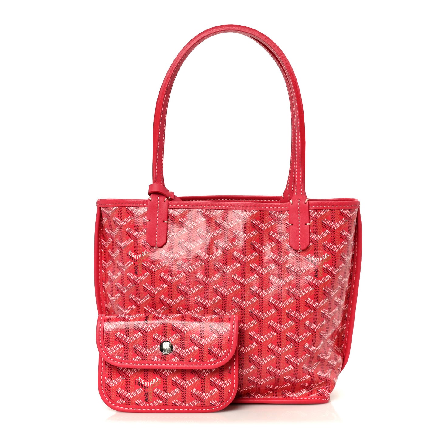 Goyardine Le Jardin Reversible Mini Anjou Fuchsia