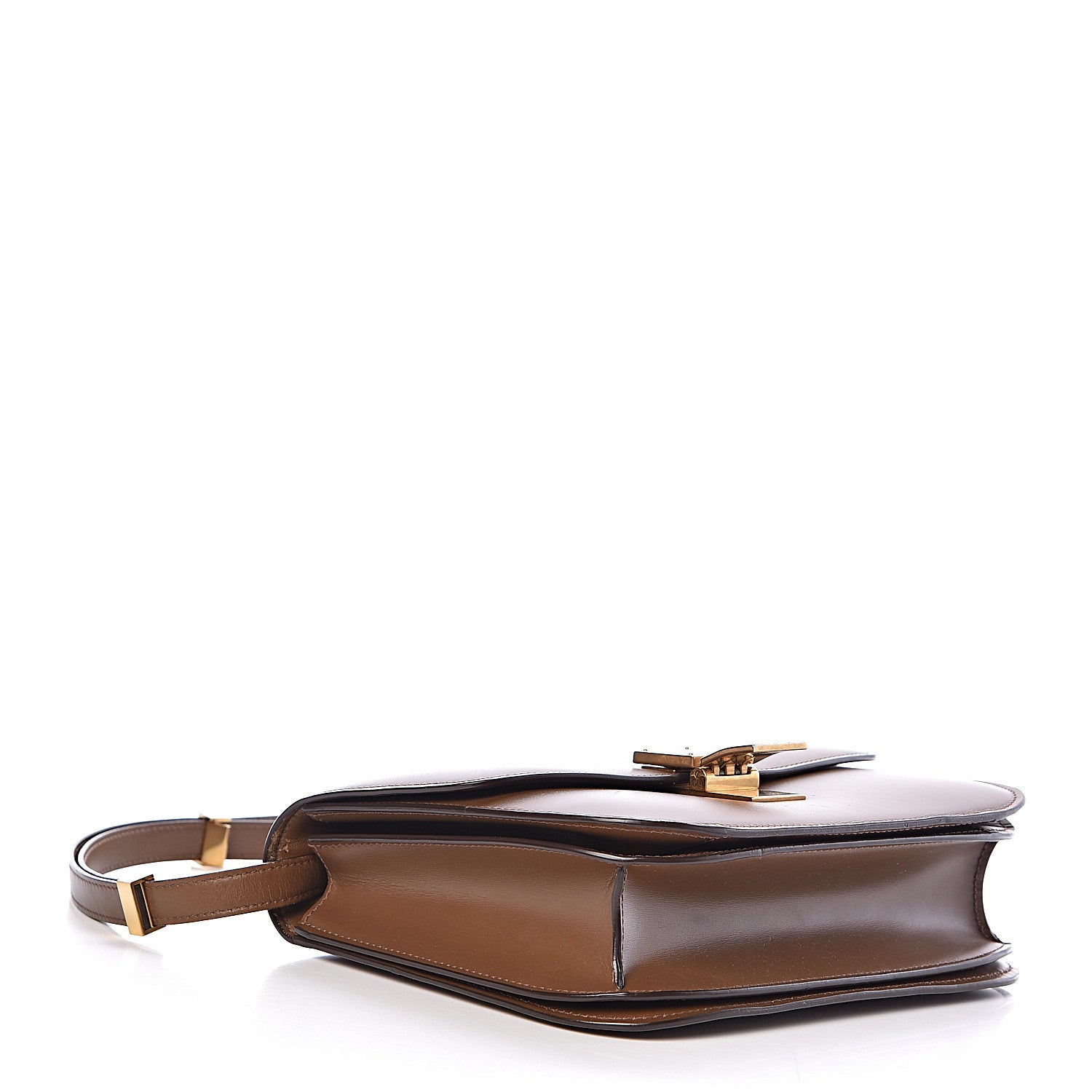 Celine Box Calfskin Medium Classic Box Flap Bag Camel 4 of 12