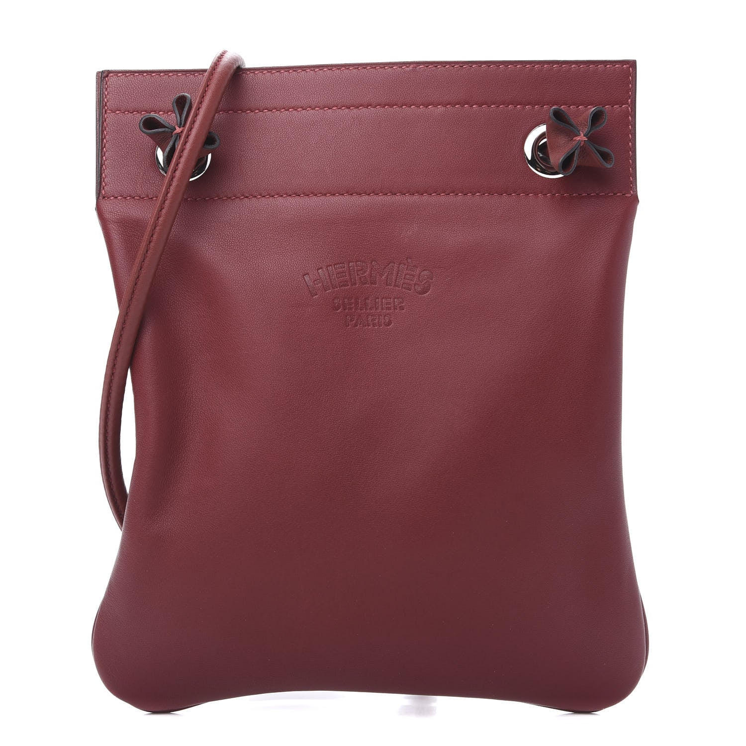 Hermes Milo Lambskin Swift Mini Aline Rouge H 1 of 10