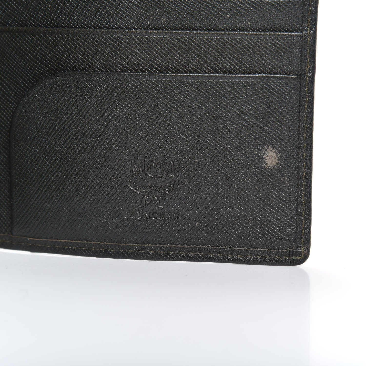 MCM Saffiano Bi-Fold Wallet Black 6 of 7