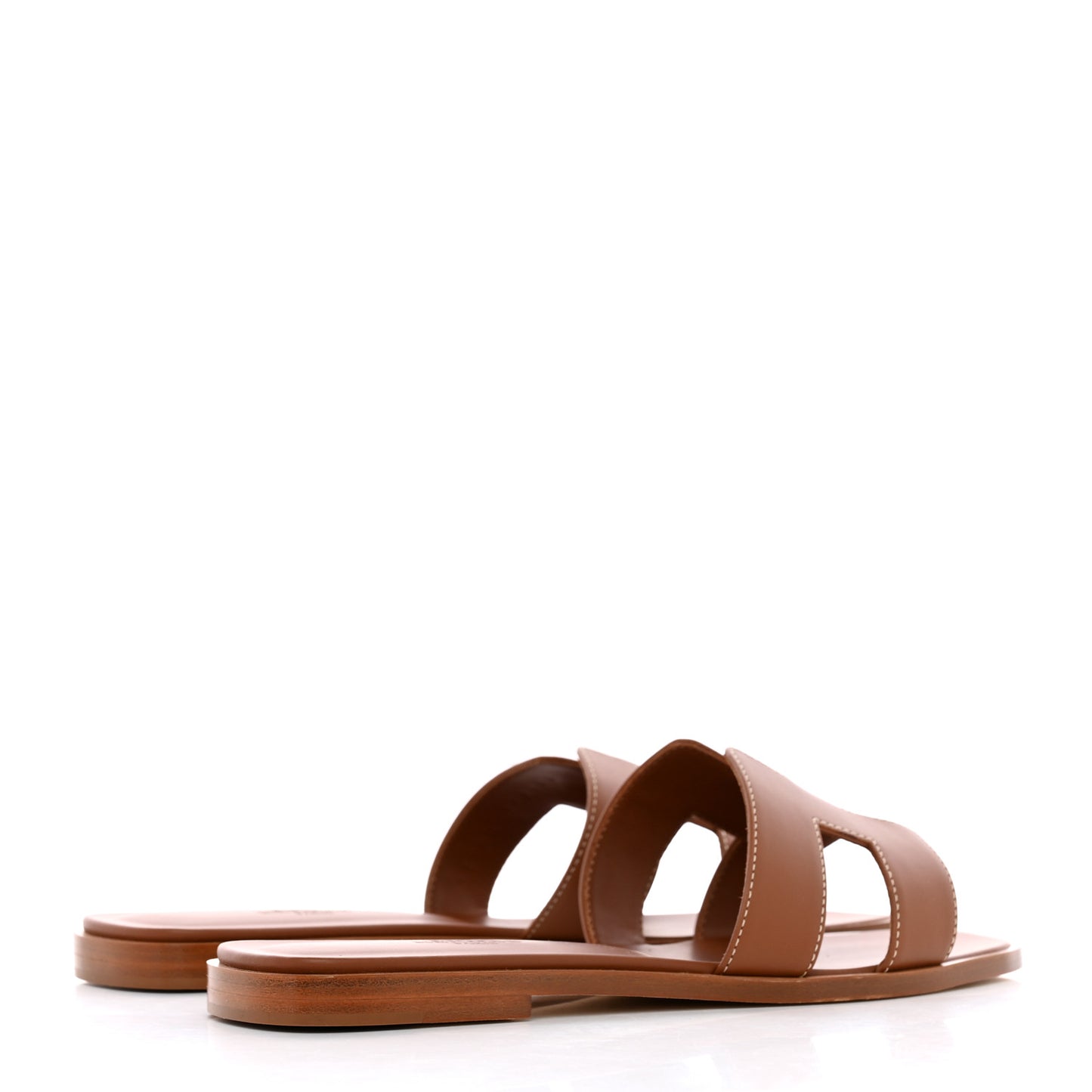 Box Calfskin Oran Sandals 38 Gold