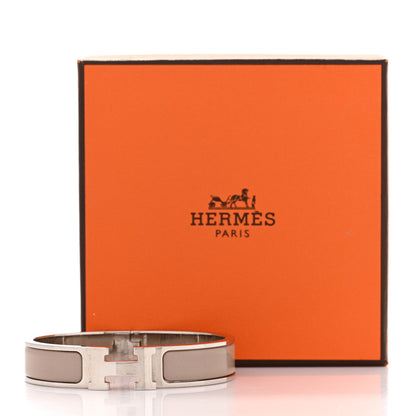 Hermes Enamel Narrow Clic Clac H Bracelet PM Marron Glace 5 of 5