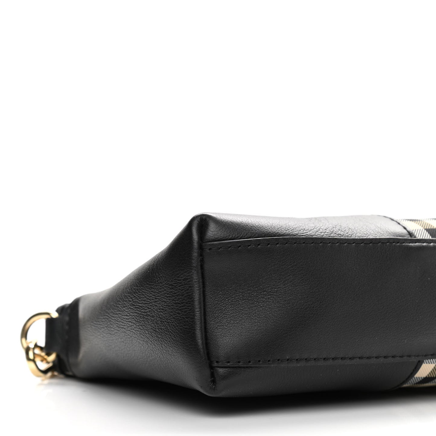 Horseferry Check Small Chichester Crossbody Clutch Bag Black