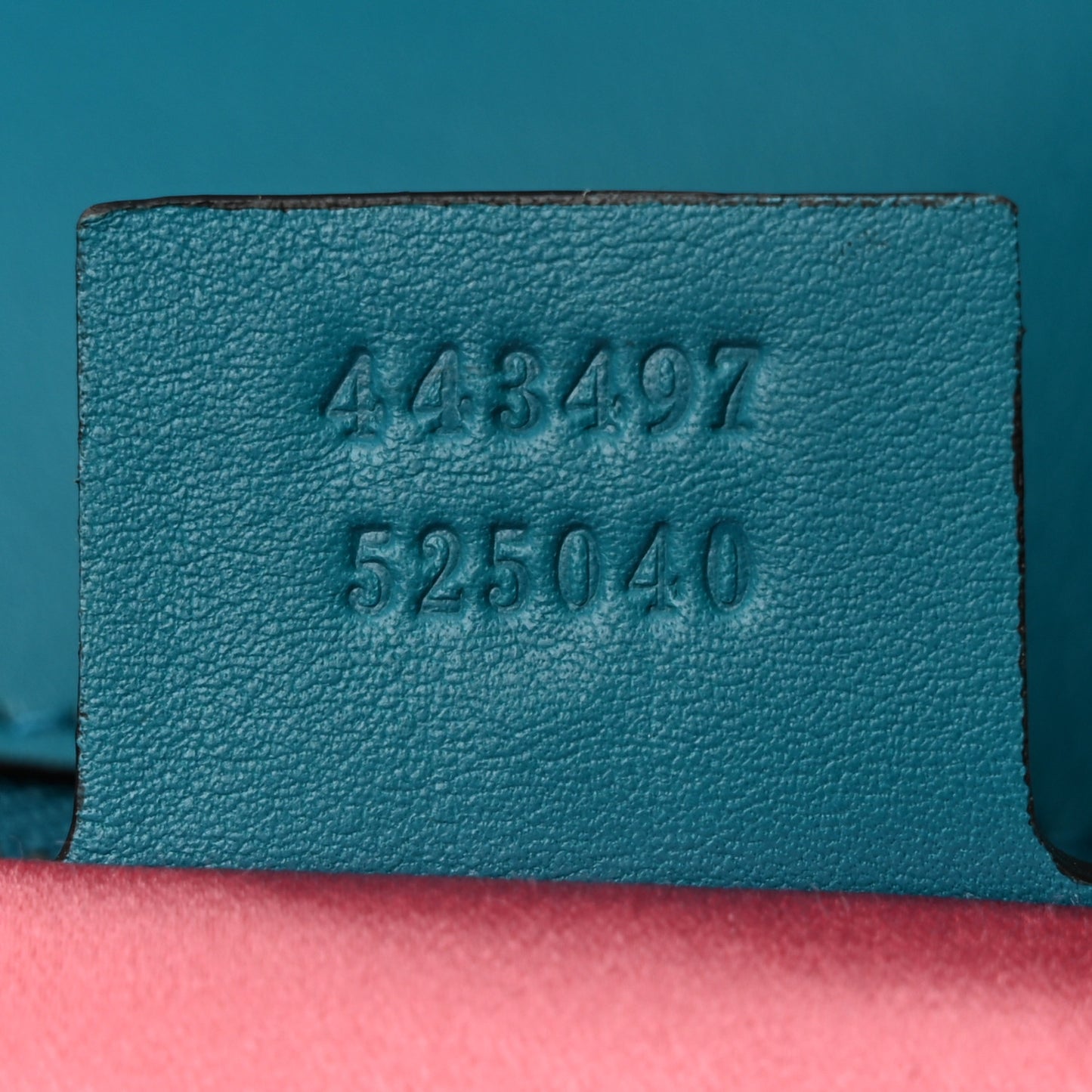 Velvet Matelasse Embroidered Small GG Marmont Shoulder Bag Pavone Cyan