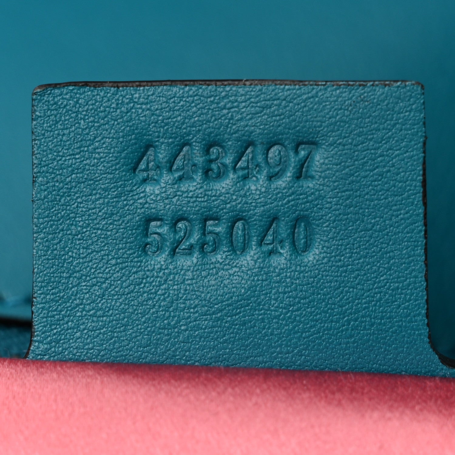 Gucci Velvet Matelasse Embroidered Small GG Marmont Shoulder Bag Pavone Cyan 7 of 14