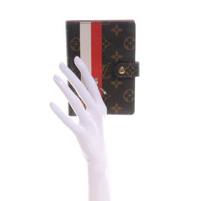 Louis Vuitton Monogram Groom Small Ring Agenda Red 2 of 8
