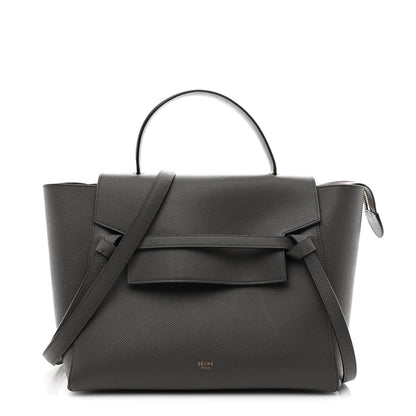 Celine Grained Calfskin Mini Belt Bag Grey 1 of 10