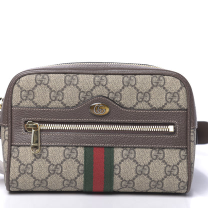 Gucci GG Supreme Monogram Web Small Ophidia Belt Bag 75 30 Dark Brown 9 of 9