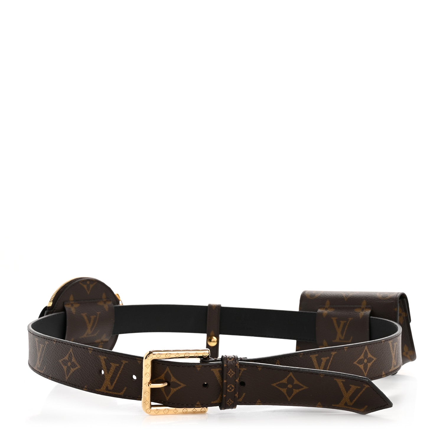 Louis Vuitton Monogram 30mm Daily Multi Pocket Belt 90 36 1 of 7