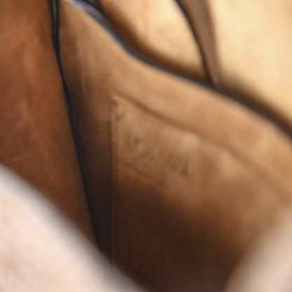Loewe Calfskin Tweed Small Gate Crossbody Bag Tan 9 of 11