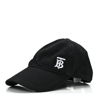 Burberry Cotton TB Monogram Baseball Hat M Black 1 of 12