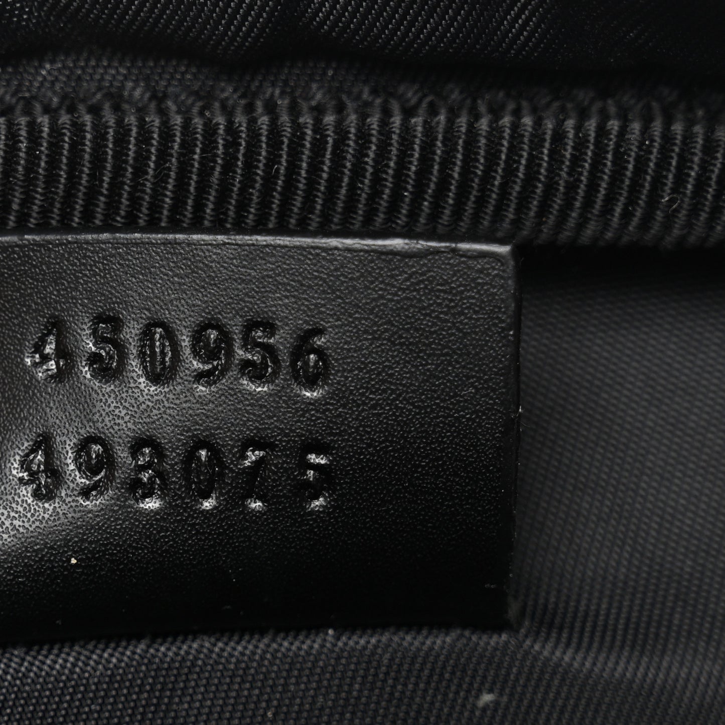 GG Supreme Monogram Web Belt Bag Black