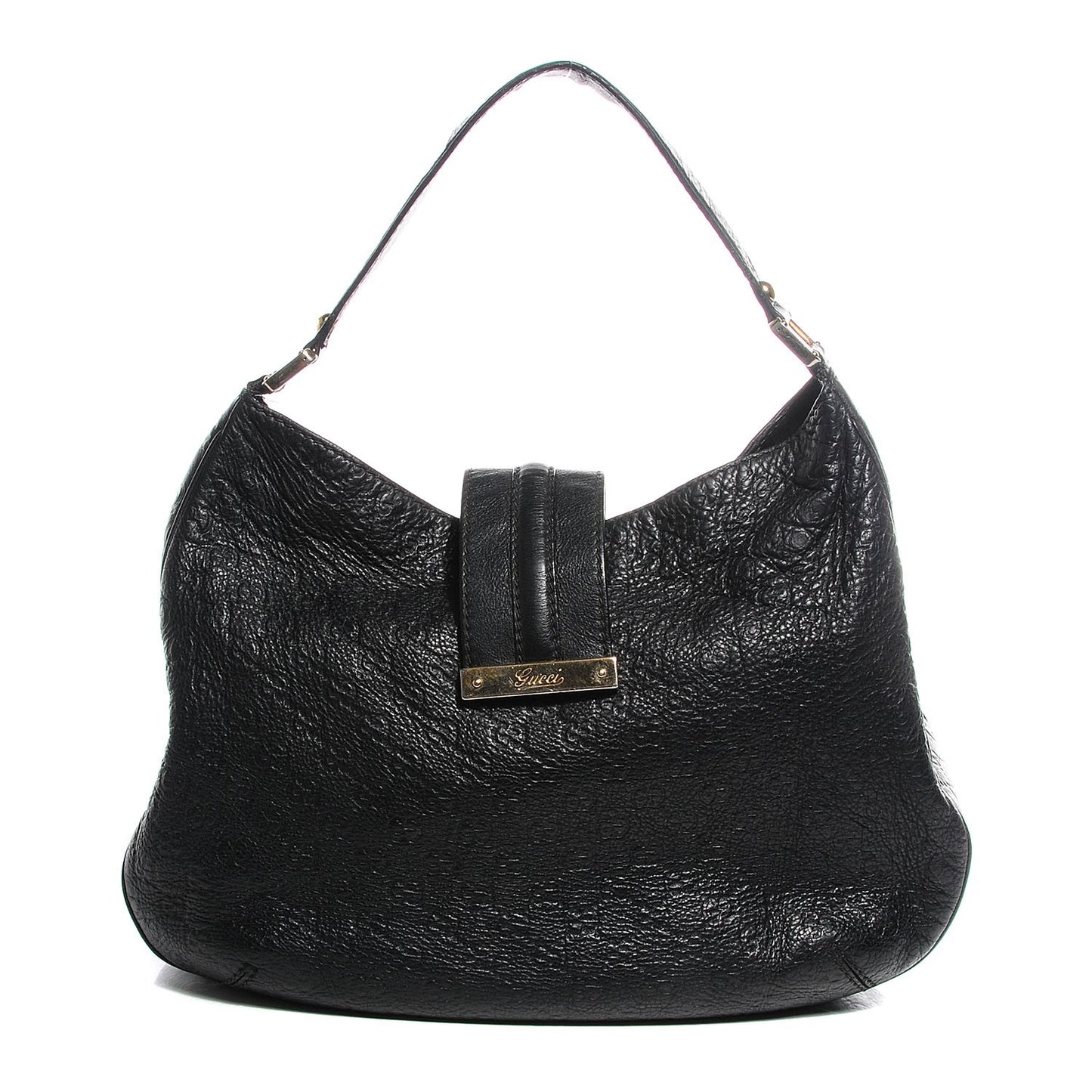 Guccissima New Ladies Web Large Hobo Black