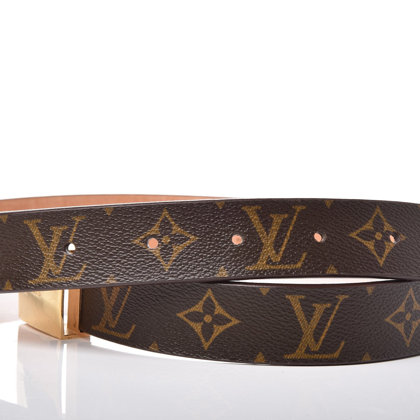Monogram Ceinture Belt Gold Buckle 85 34