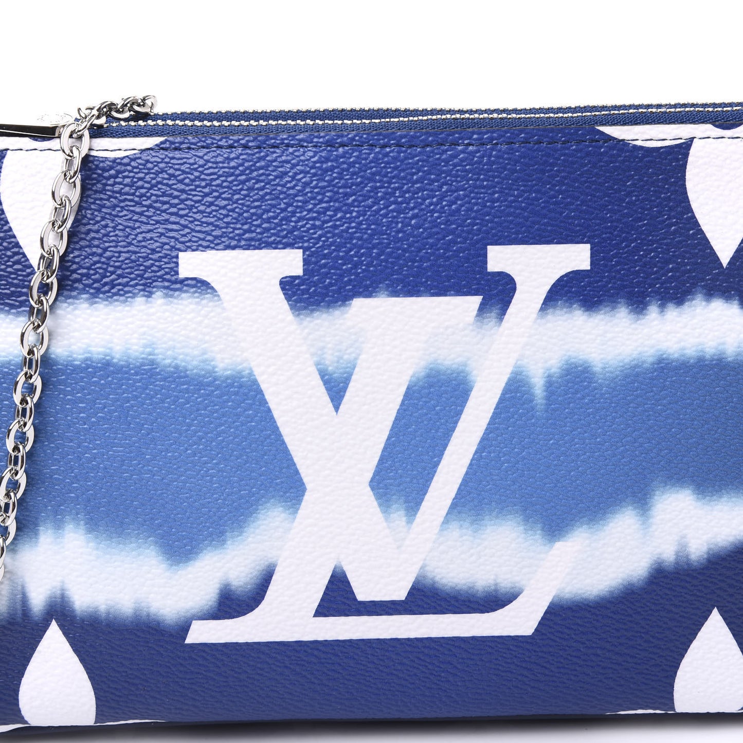 Monogram Giant Escale Double Zip Pochette Blue