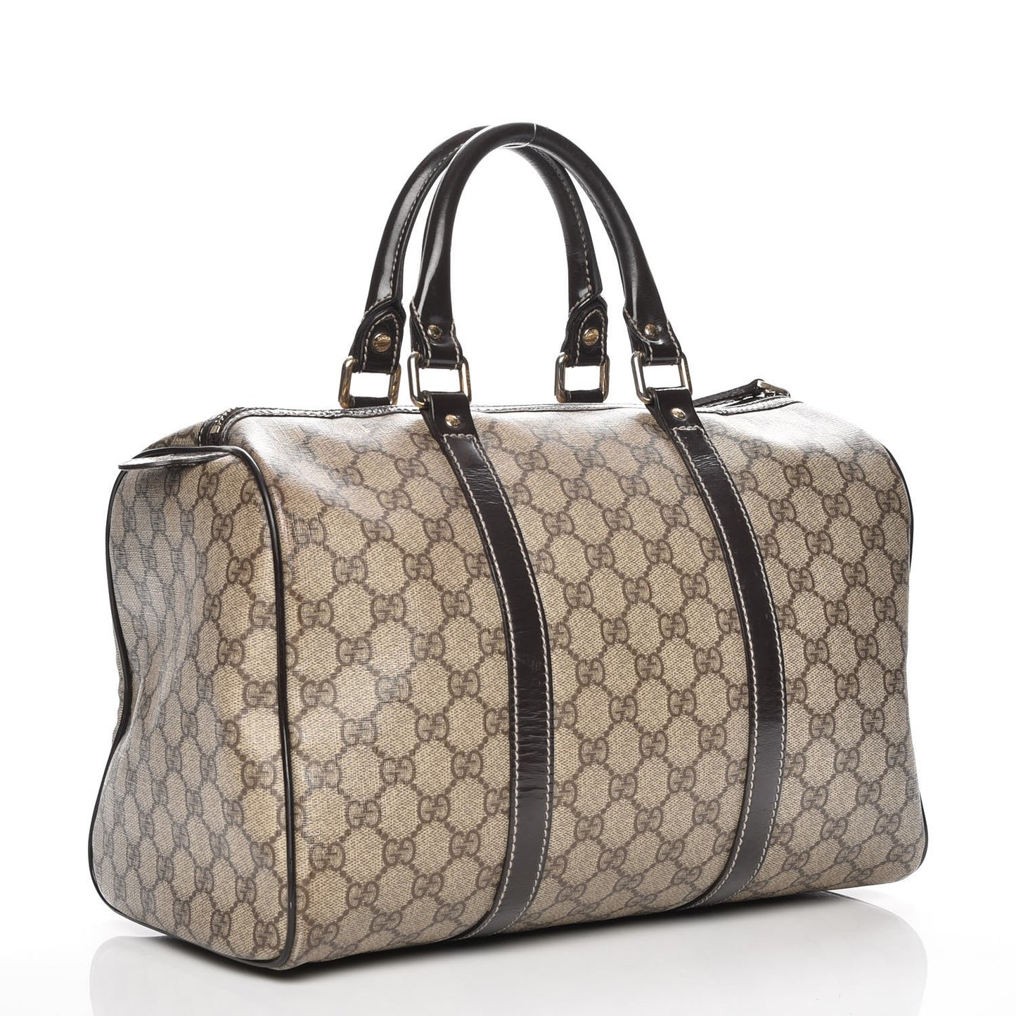 GG Plus Monogram Medium Joy Boston Dark Brown