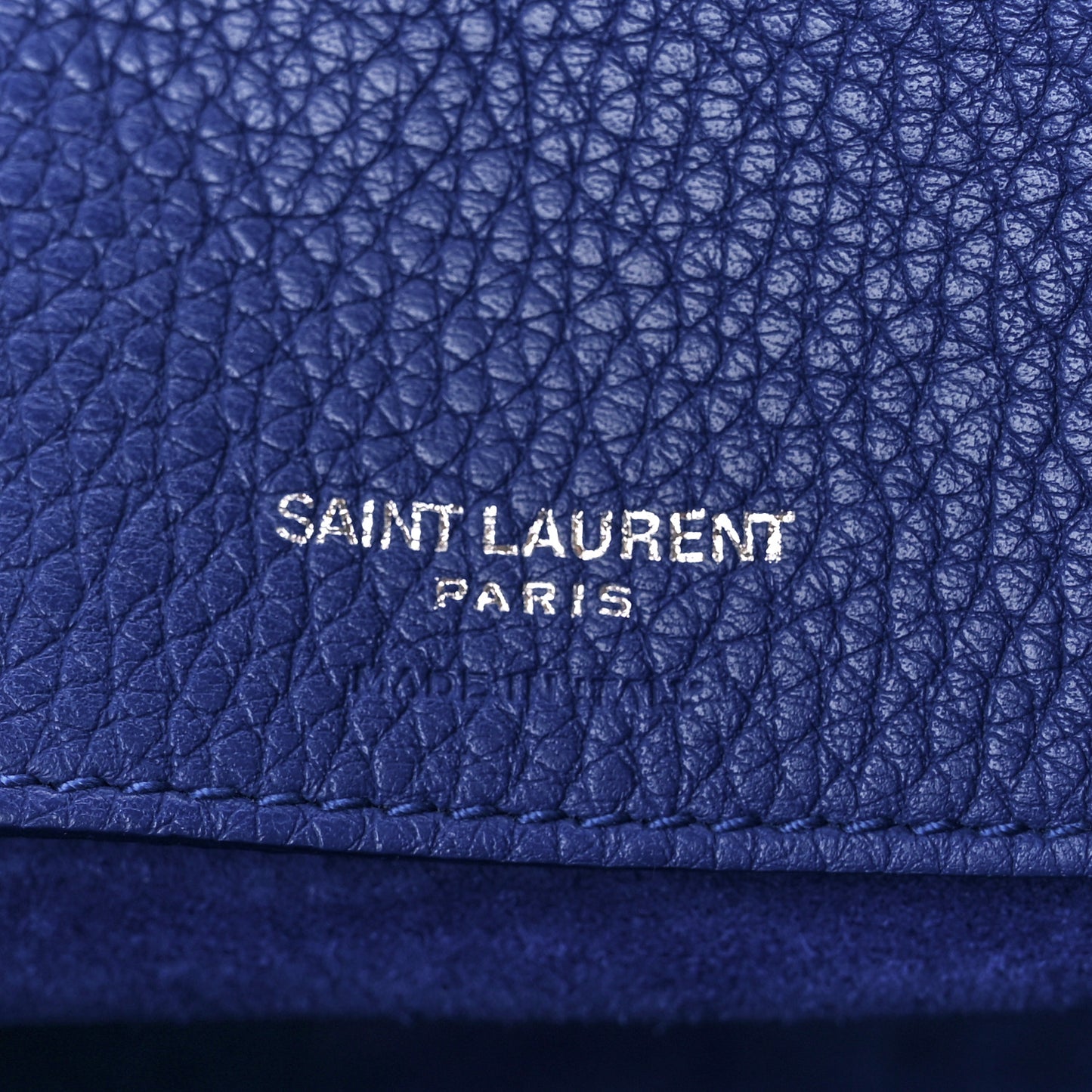 Grained Calfskin Nano Supple Sac De Jour Flash Blue