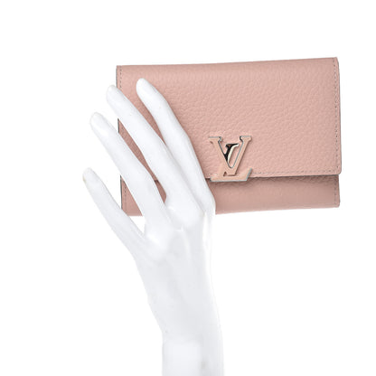 Louis Vuitton Taurillon Capucines Compact Wallet Magnolia 2 of 6