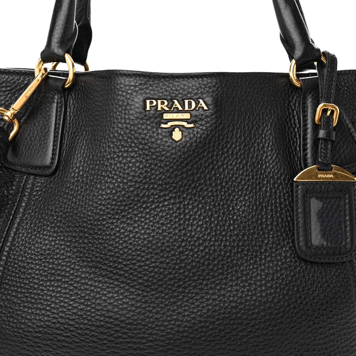 Vitello Daino Tote Black