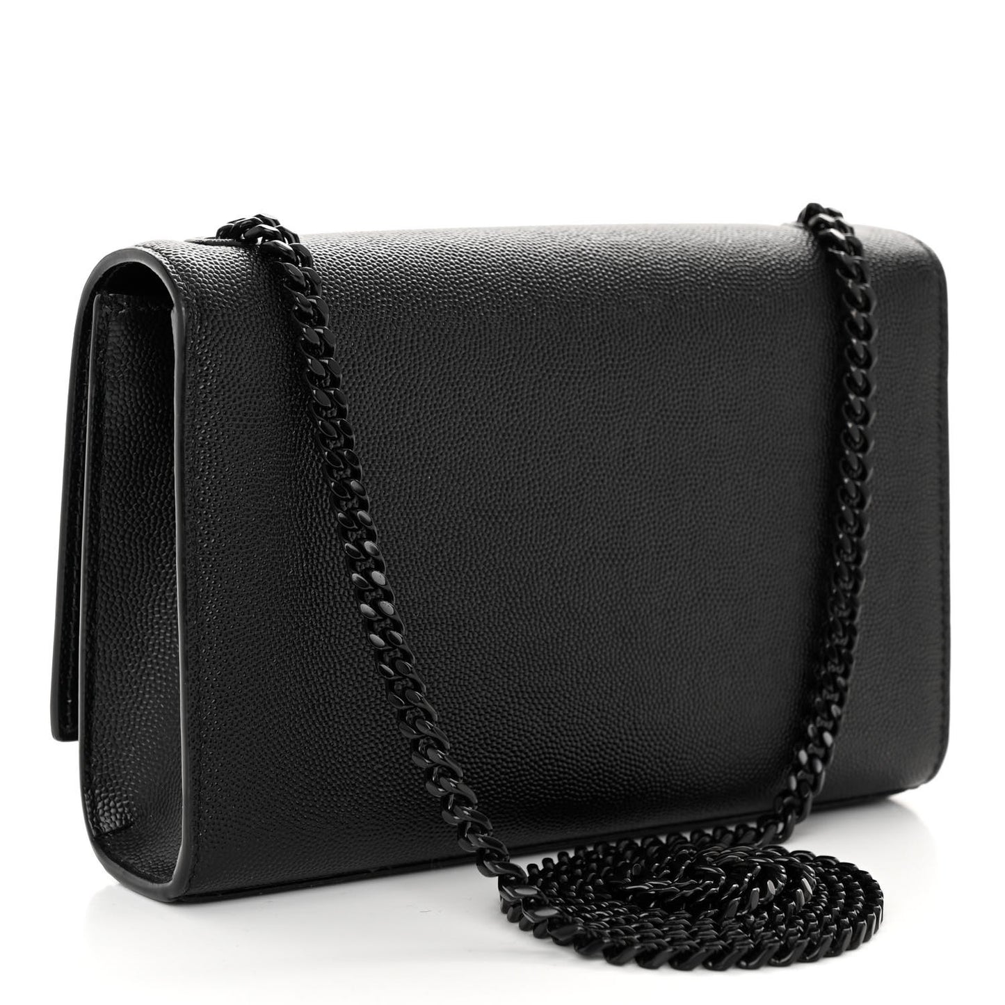 Grain De Poudre Small Monogram Monochrome Kate Satchel Black
