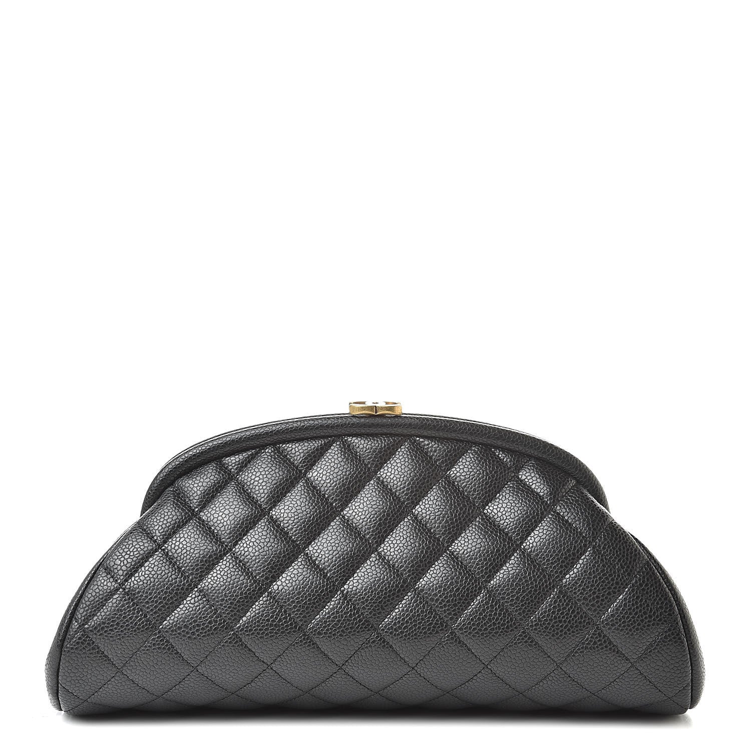 Chanel Caviar Quilted Timeless Clutch Black 1 of 8