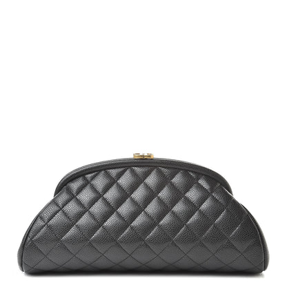 Chanel Caviar Quilted Timeless Clutch Black 1 of 8