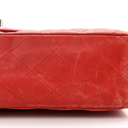 Chanel Lambskin Quilted Medium Double Flap Red 14 of 20