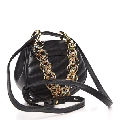 Chloe Calfskin Quilted Nano Drew Bijou Shoulder Bag Black 9 of 13