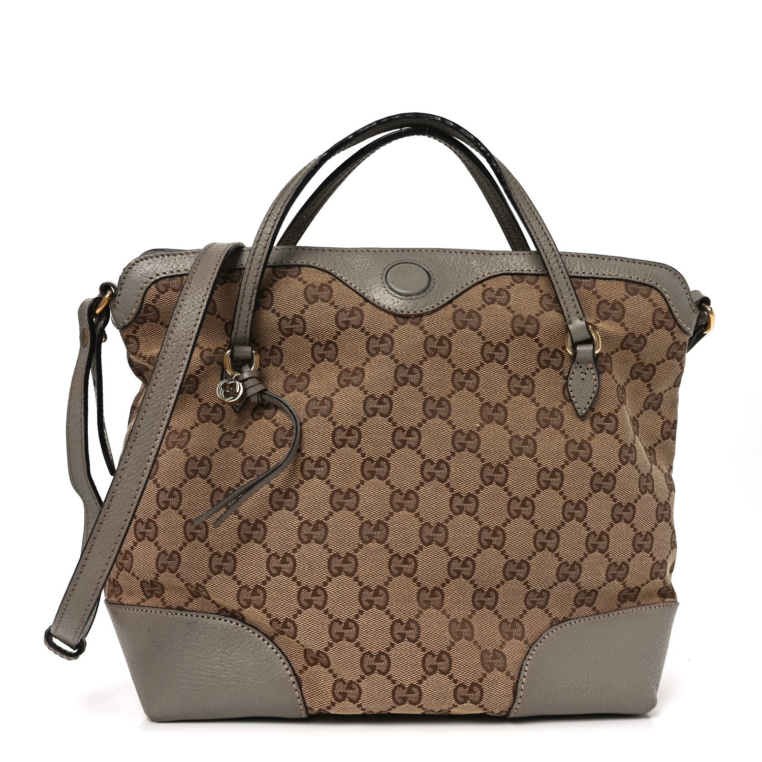 Gucci Monogram Medium Bree Foldover Tote Beige 1 of 10